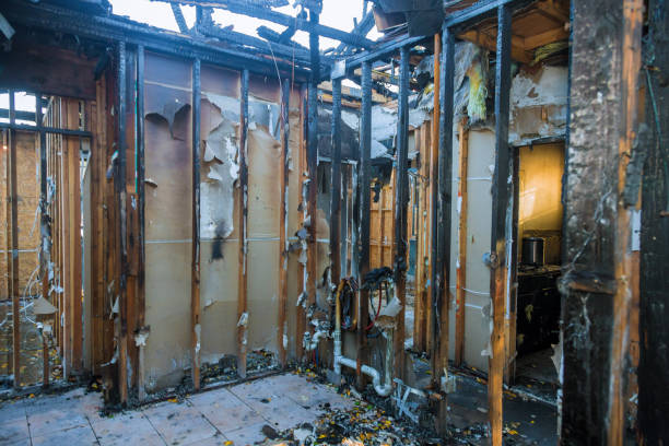 Professional Soot Cleanup technician working in Plainsboro, NJ